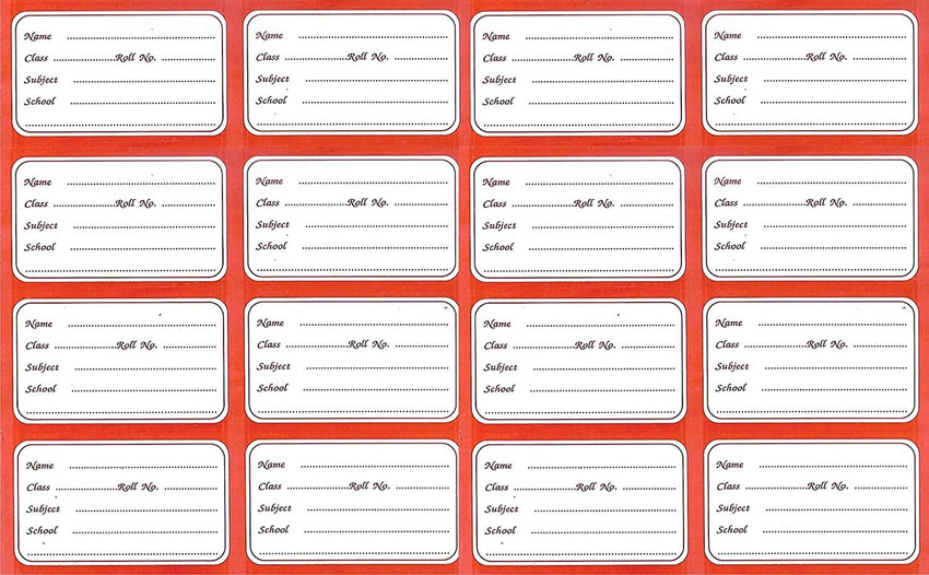 Name stickers shop