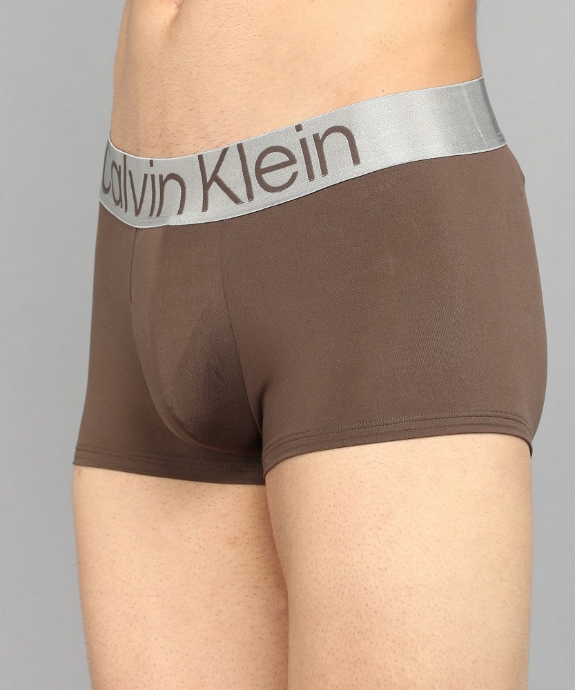 Calvin Klein Men's Steel Cotton Trunks
