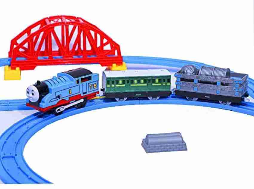 Toy Battery Train Track Set Of 55 Pieces Building Block Toy Set With Sounds