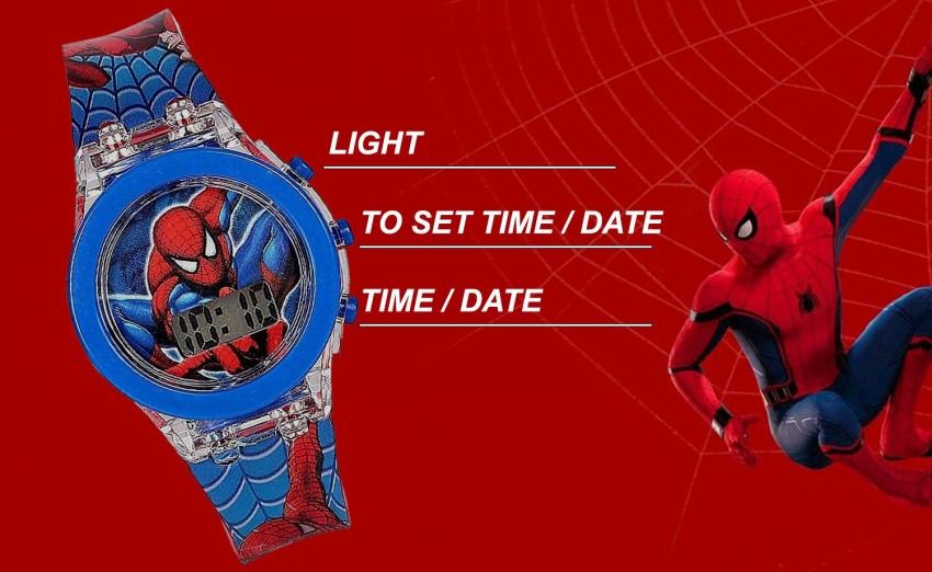 Kids spiderman store watch