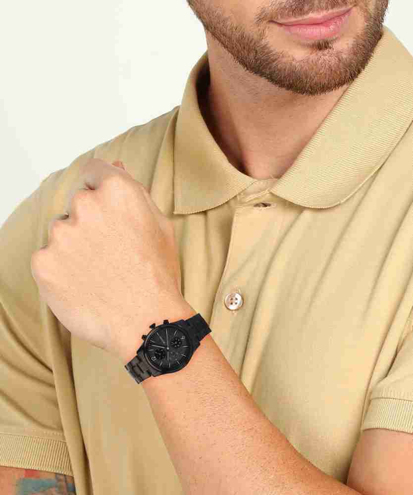Titan hotsell black dial