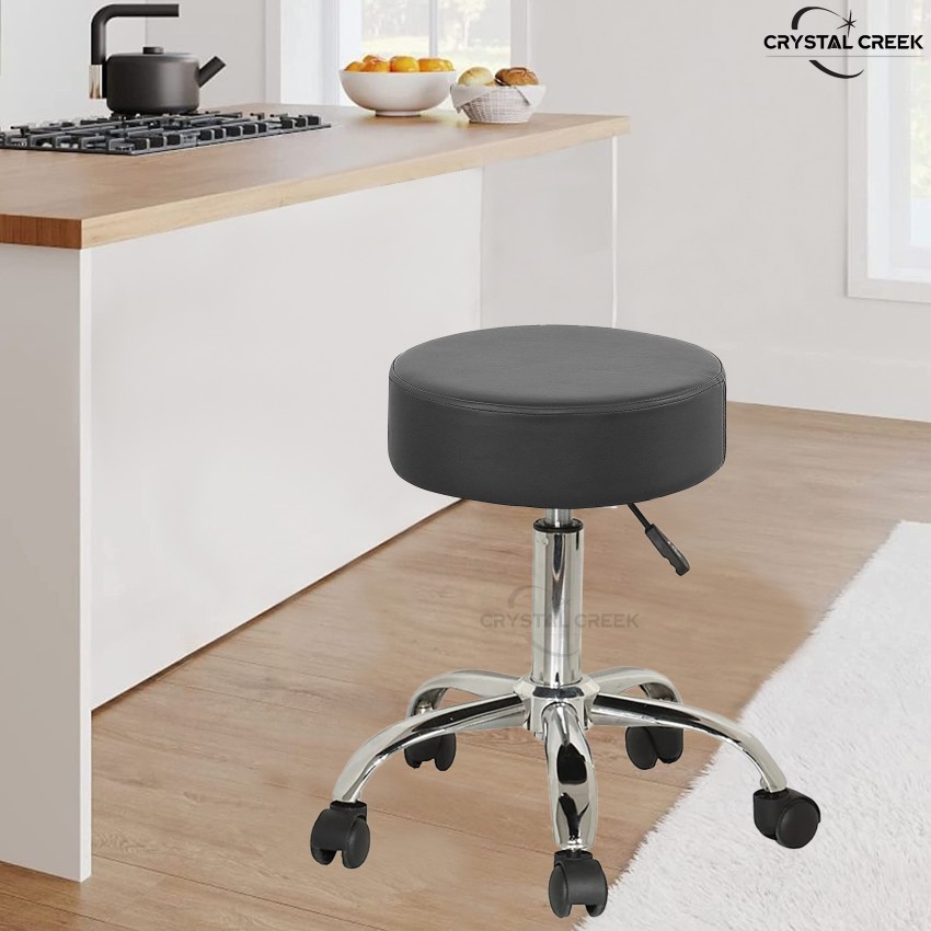 Revolving stool with online wheels