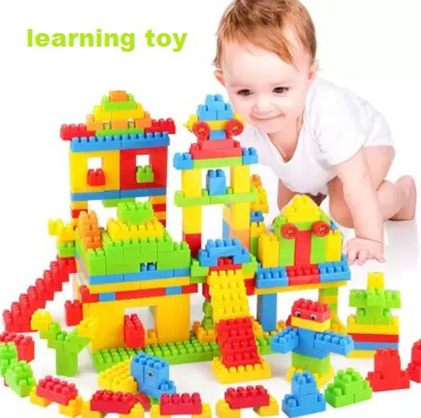 GREEN WAY BEST GIFT BABY TOY 100pcs (92 Pieces +8 Tyres) Building Blocks -  BEST GIFT BABY TOY 100pcs (92 Pieces +8 Tyres) Building Blocks . Buy KIDS  TOYS toys in India.