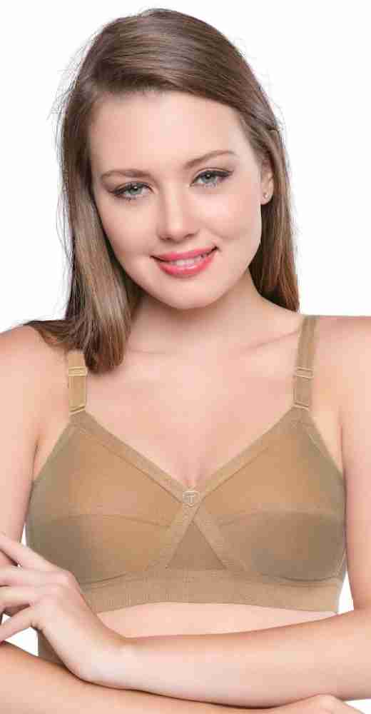 Buy Trylo Pure Cotton Full Coverage Full Cup Bra, Non Padded Non