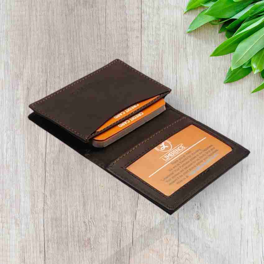 Visiting card holder wallet top