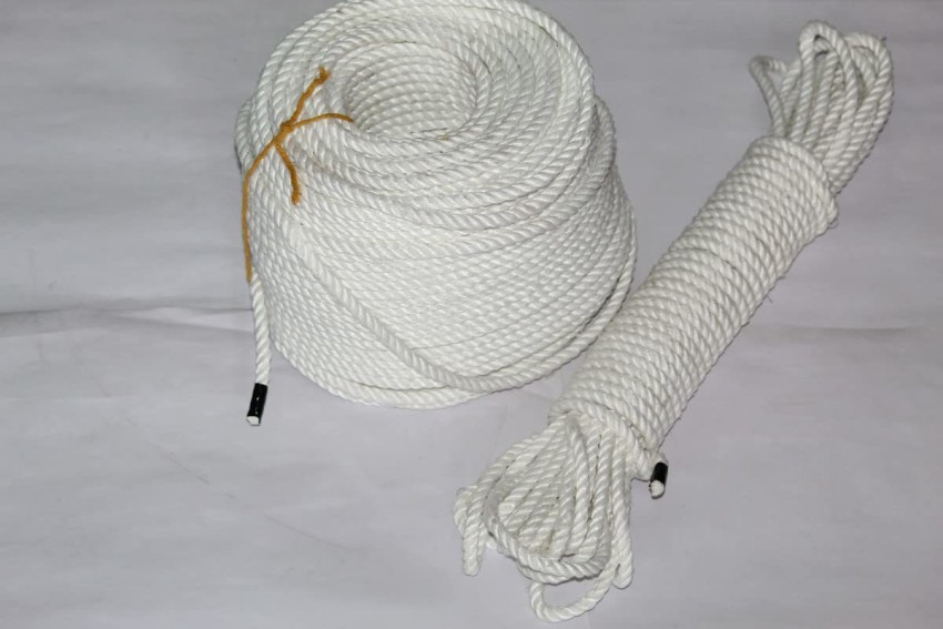 Malik Enterprises Polyester Clothline String, Twisted Wire, Travel
