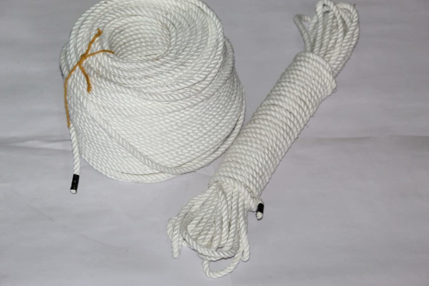 Malik Enterprises (50 Feet) Ultimate Strength & Extra Thick Rope (50 Feet)  Polyester Clothesline Price in India - Buy Malik Enterprises (50 Feet)  Ultimate Strength & Extra Thick Rope (50 Feet) Polyester