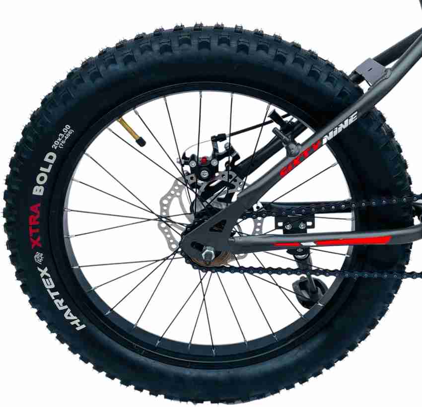 FOXGLOVE SIXTY NINE 20.300 HARTEX FAT TYRE TUBE BLACK FOR 5 PLUS