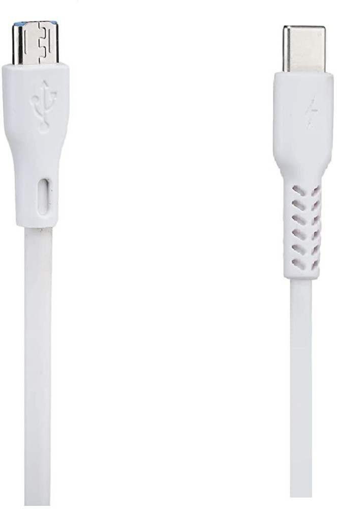 Mi 2-in1 Usb Cable - Câble Combo Micro Usb et Type C - 1m - Recharge Rapide  - Blanc (blister) - Chargeur BUT