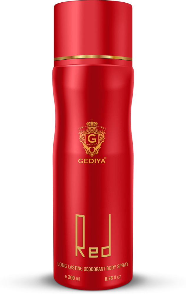 Red 2025 body spray