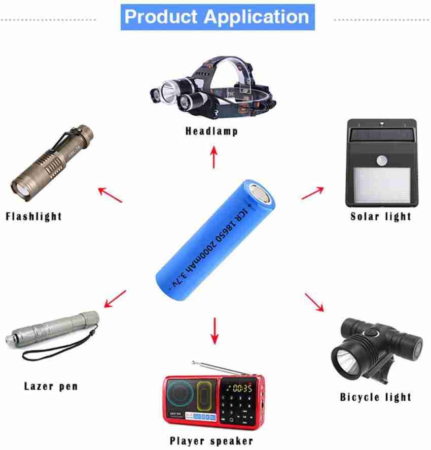 Bike light 18650 battery hot sale