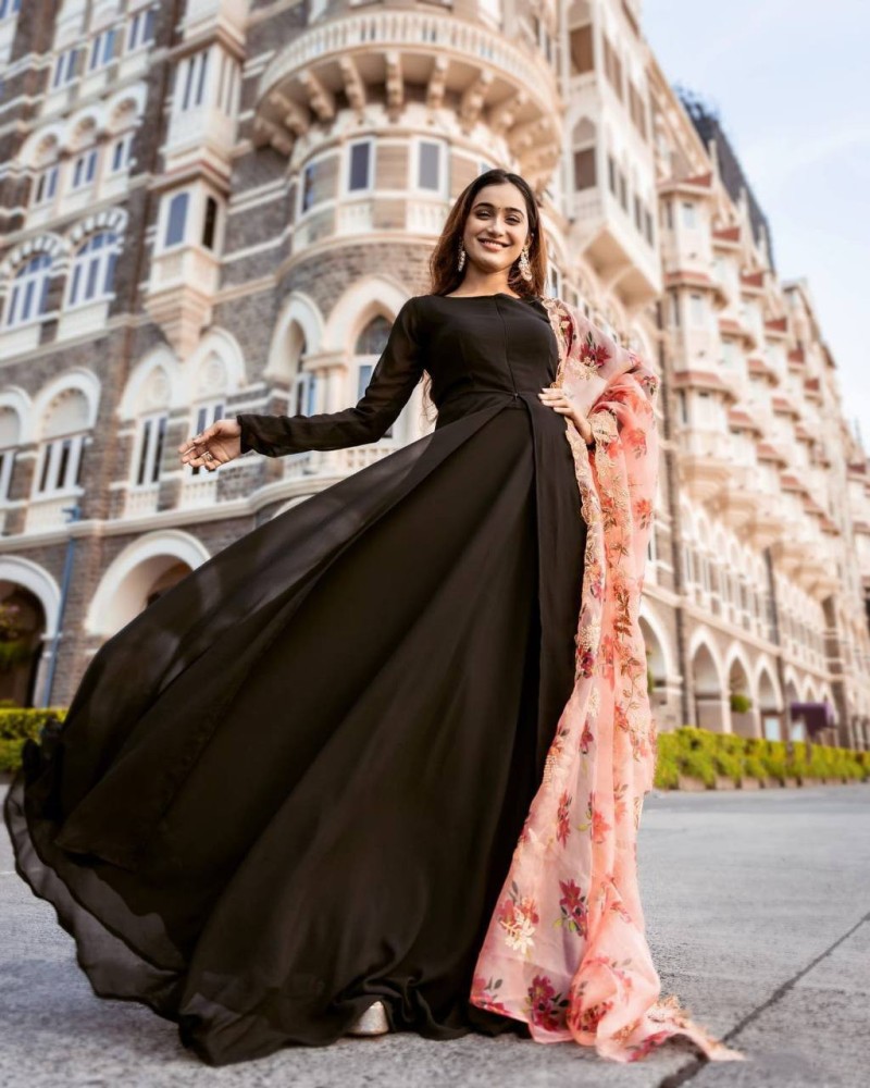 harrica FlaredAline Gown Price in India  Buy harrica FlaredAline Gown  online at Flipkartcom