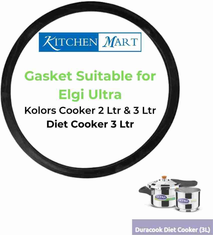 PRV Gasket Compatible with Elgi Ultra Kolors cooker 2 LTR 3 LTR Diet cooker 3 ltr 180 mm Pressure Cooker Gasket Price in India Buy PRV Gasket Compatible with Elgi