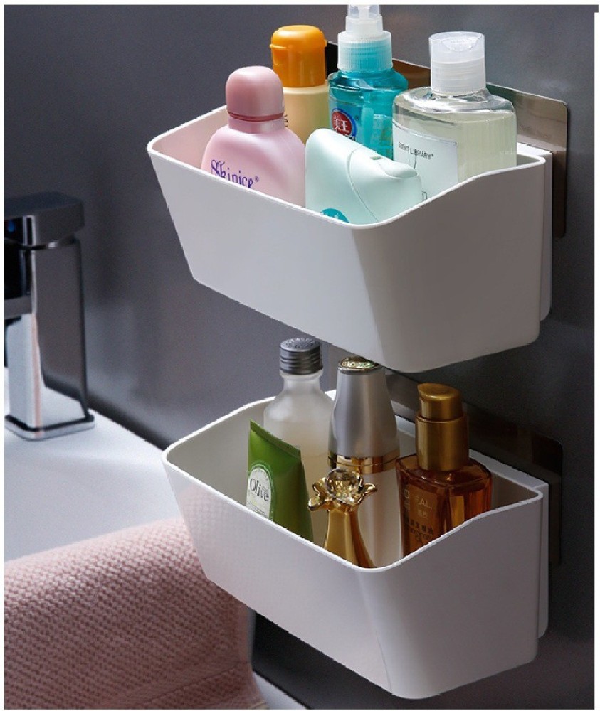 Buy ELITEHOME Self Adhesive Bathroom Tray, Toiletry Storage Stand