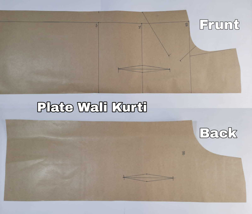Collar wali kurti ki cutting best sale