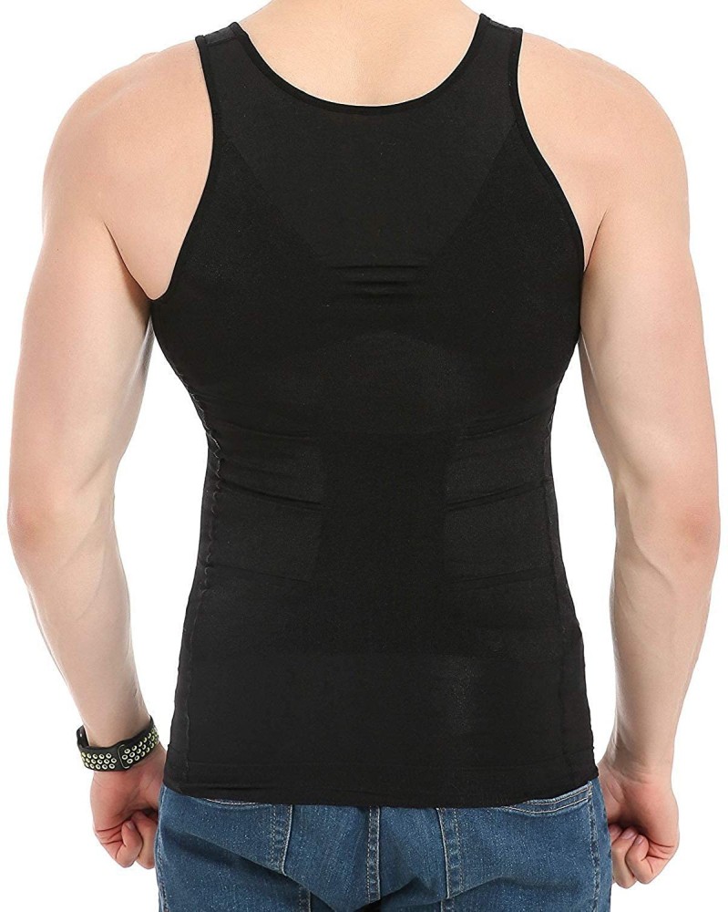 Buy OLSIC Men Compression Shirt Slimming Body Shaper Vest Tummy