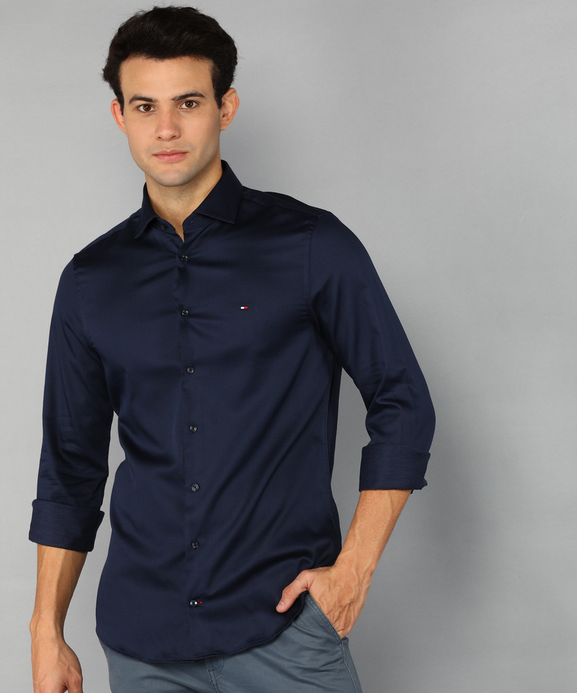 Tommy hilfiger royal blue shirt 2025