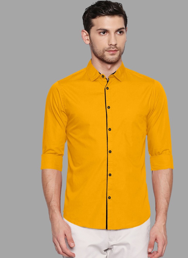 next mens yellow shirt