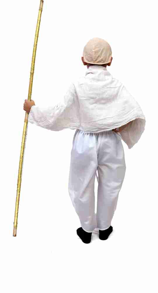 milan dresses Gandhi ji Fancy Dress Costume for kids Set Of 3