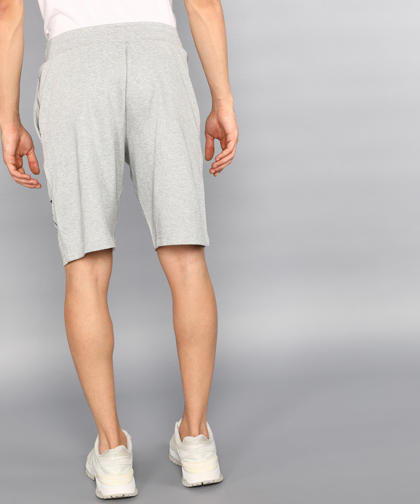 Mens gray cotton shorts hot sale