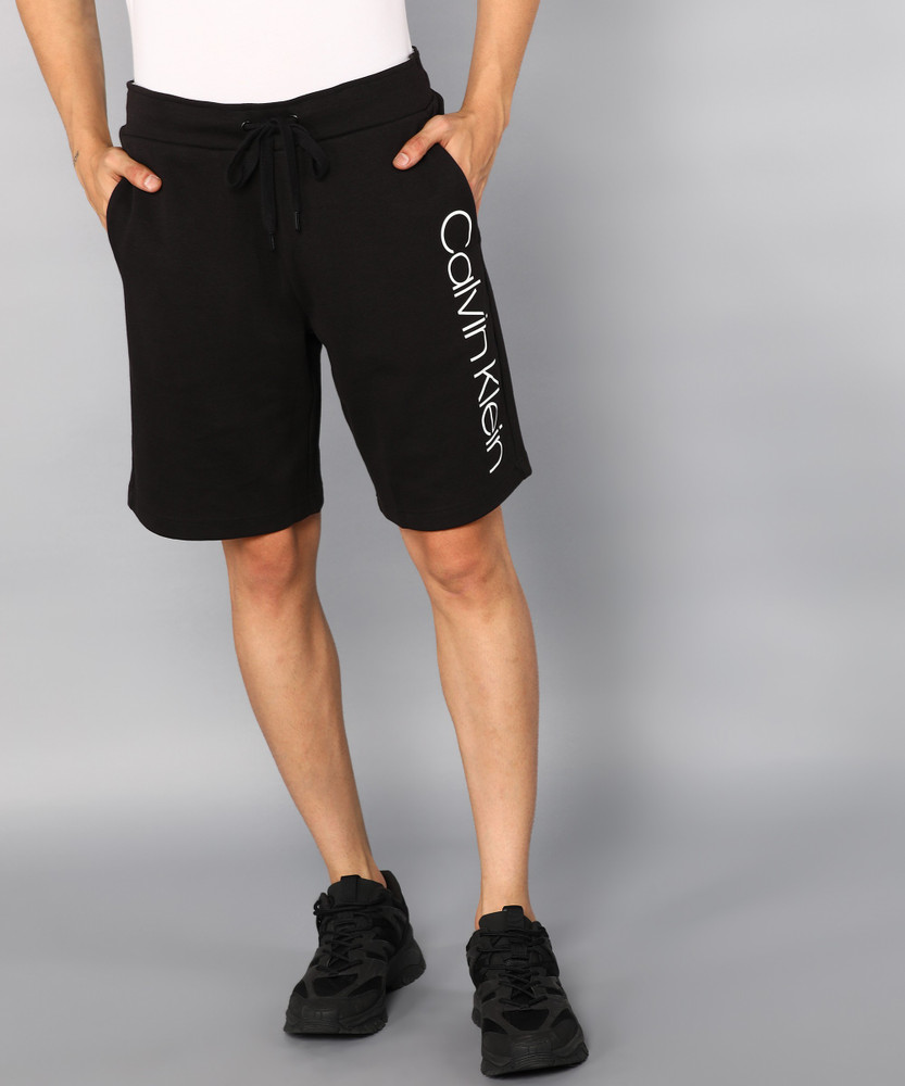 Calvin Klein Jeans Solid Men Black Basic Shorts - Buy Calvin Klein Jeans  Solid Men Black Basic Shorts Online at Best Prices in India | Flipkart.com