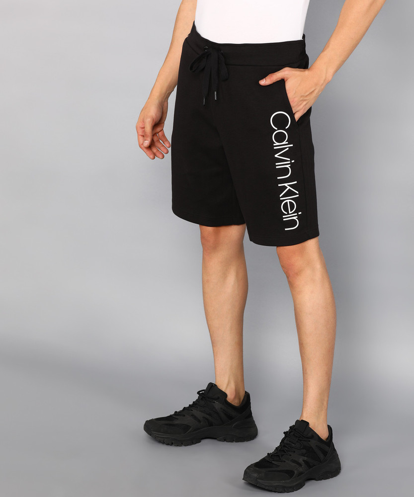 Calvin Klein Jeans Solid Men Black Basic Shorts Buy Calvin Klein