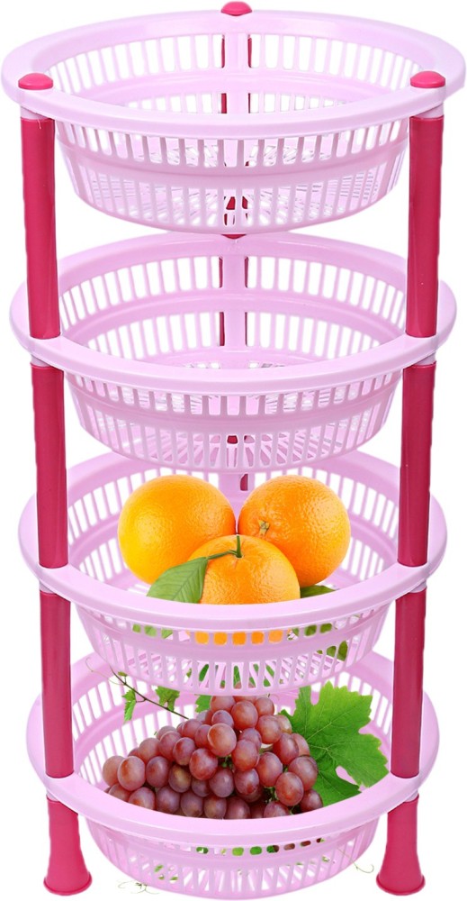 KUBER INDUSTRIES Plastic Plastic Trendy Shopping Storage Basket