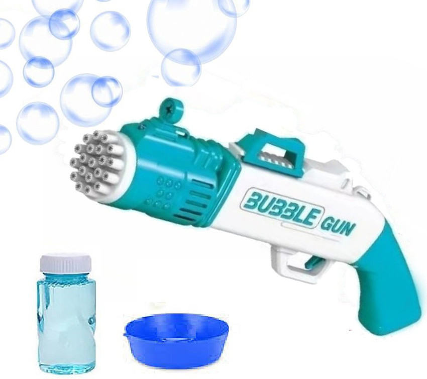 VikriDa 32 hole Bubble Gun Toy Bubble Maker Price in India - Buy VikriDa 32  hole Bubble Gun Toy Bubble Maker online at