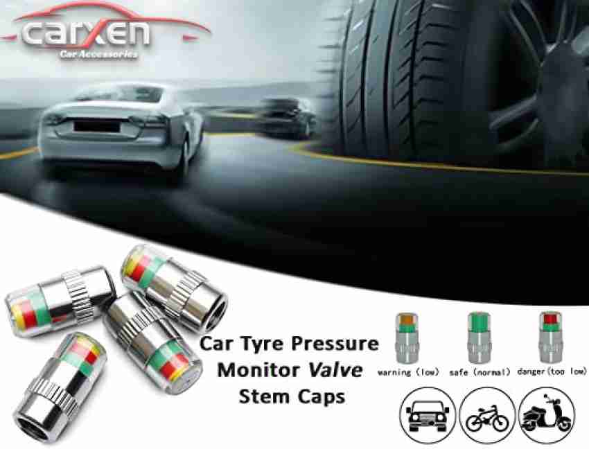 Voxkartt Steel Tyre Valve Cap for Car Price in India - Buy