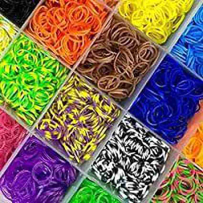 PATPAT 1150+ 20 Color Loom Rubber Bands Set, ,Gift Rainbow Rubber