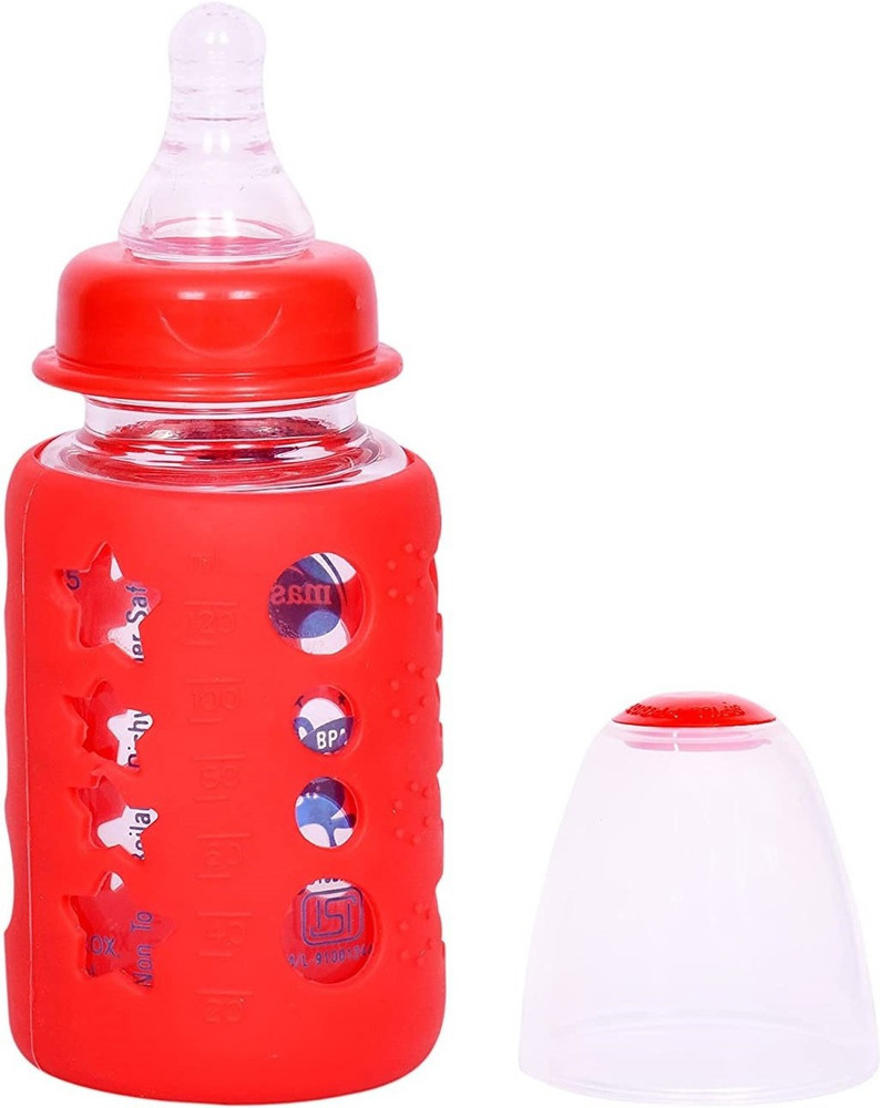 Baby glass clearance feeding bottle online