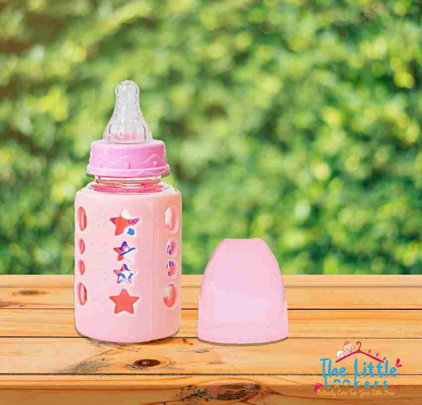 The Little Lookers Glass Feeding Bottle for Newborns Infants
