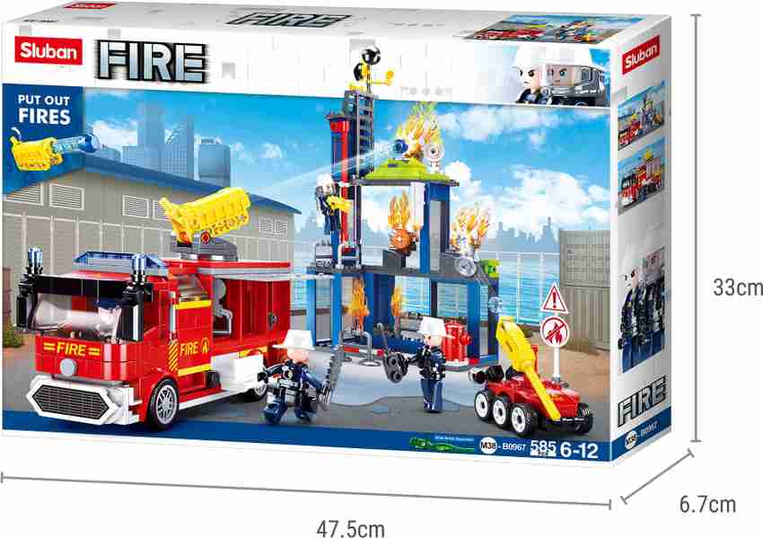 Sluban shop lego fire