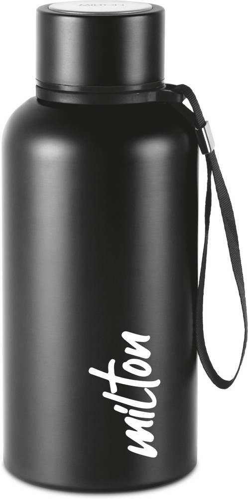 Milton Eminent 400 Thermosteel Water Bottle, 369 ml, Black