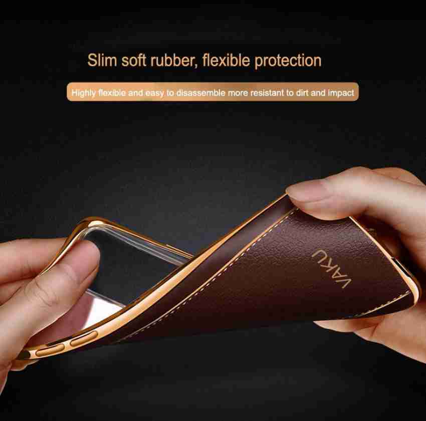 Vaku ® Samsung Galaxy Note 10 Lite Skylar Leather Pattern Gold  Electroplated Soft TPU Back Cover - Galaxy Note 10 Lite - Samsung - Mobile  / Tablet - Screen Guards India