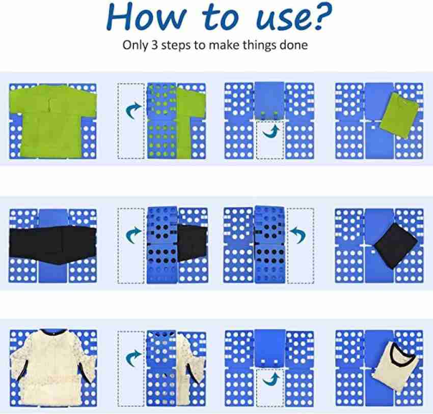 AVMART Adjustable Clothes Folder T Shirt Flip Fold Folding Board