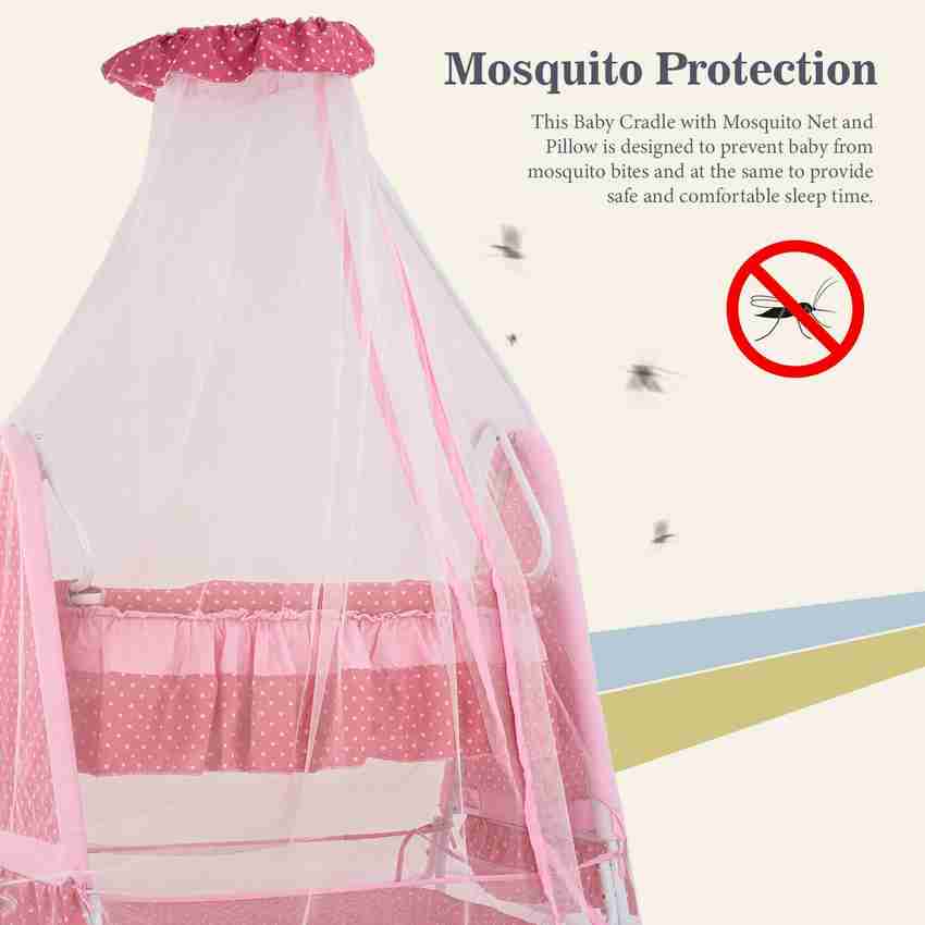 Baby cradle swing with mosquito net online