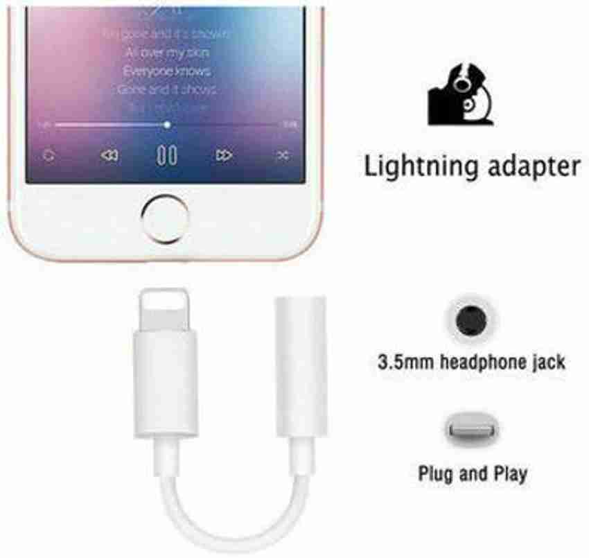 Jack plug sales to lightning connector