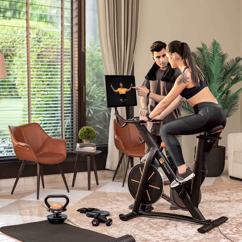 Bluetooth enabled best sale exercise bike