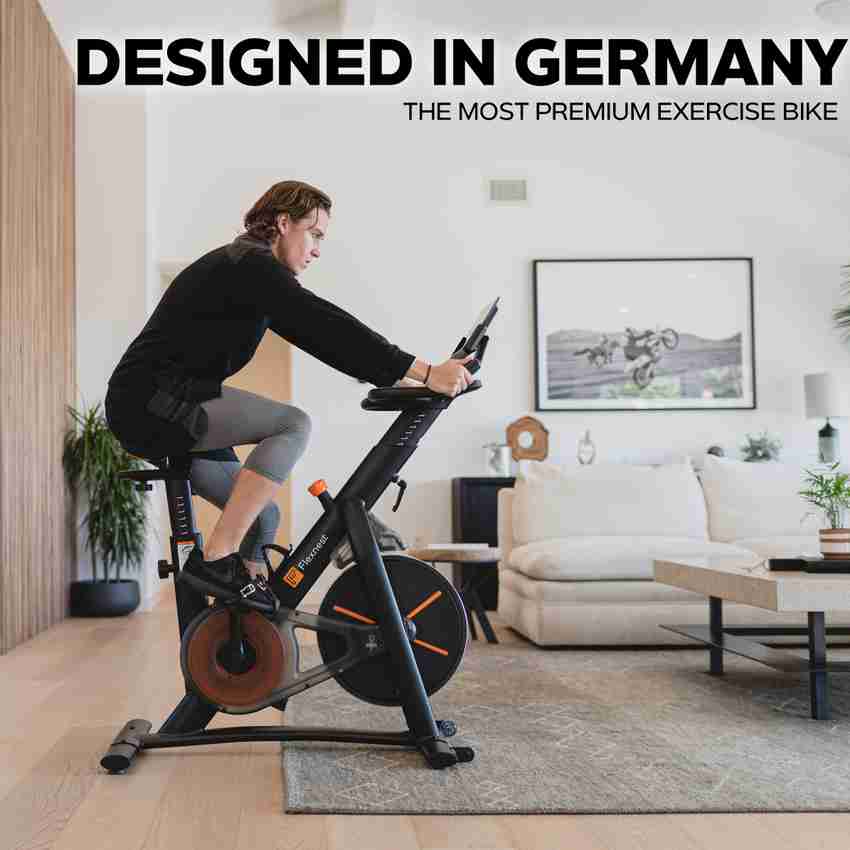 Spin bike in living room outlet
