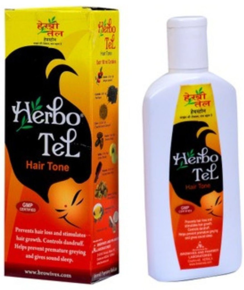 Herbo Tel Hair Tone: Buy bottle of 100 ml Oil at best price in India | 1mg
