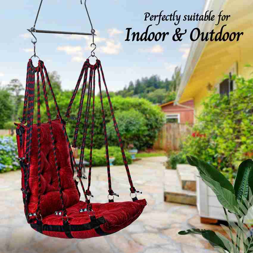 Velvet cheap swing chair