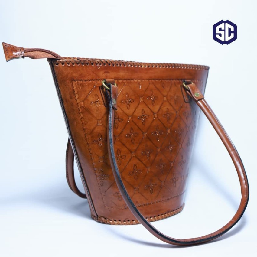 SMARTCRAFT Female Shruti Bag (Brown Color)