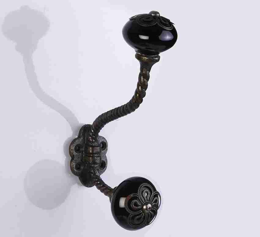 Decokrafts Black Round Ceramic Antique Wall Hooks for Hanging Clothes and  Hats Hook 1 Price in India - Buy Decokrafts Black Round Ceramic Antique  Wall Hooks for Hanging Clothes and Hats Hook