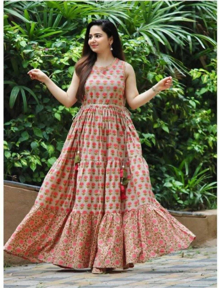 SonamKurtis Women Printed Gown Kurta Buy SonamKurtis Women Printed Gown Kurta Online at Best Prices in India Flipkart