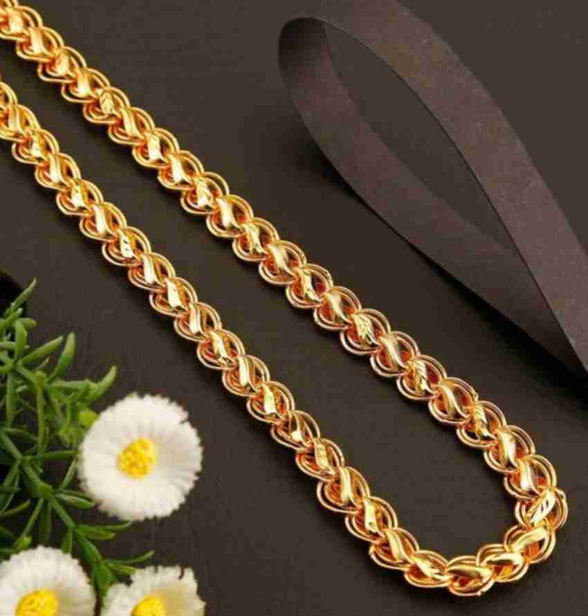 Lakhdatar Mens Trendy Artificial Gold Chain premium quality chain Gold-plated  Plated Metal Chain Price in India - Buy Lakhdatar Mens Trendy Artificial Gold  Chain premium quality chain Gold-plated Plated Metal Chain Online