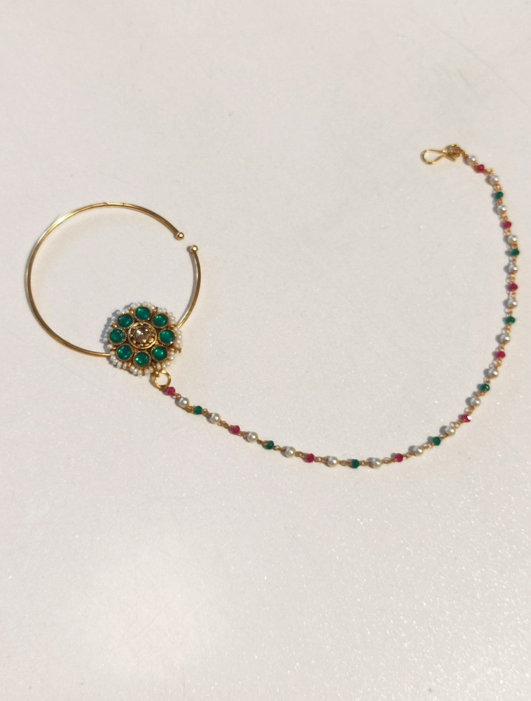 Womensa Gold plated Plated Alloy Nose Ring Price in India Buy