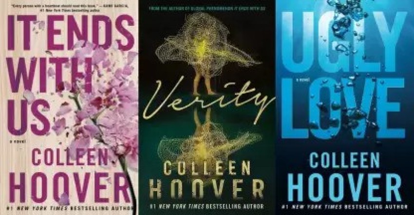 It Ends With Us & Verity & Ugly Love- Colleen Hoover Best Books