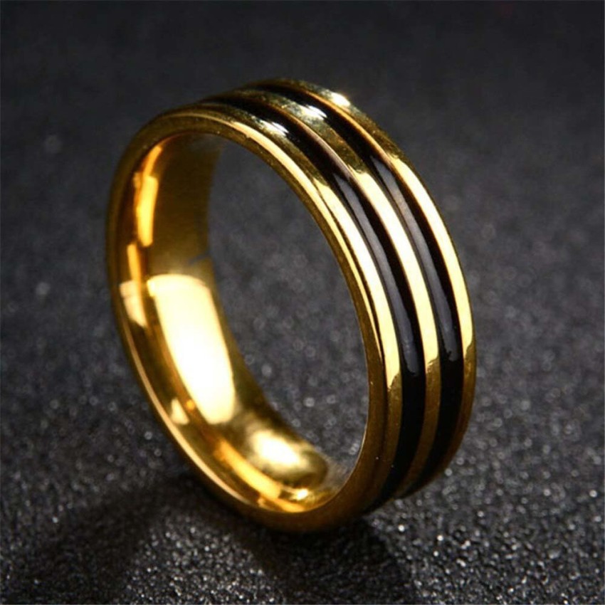 Gold ring sale with black