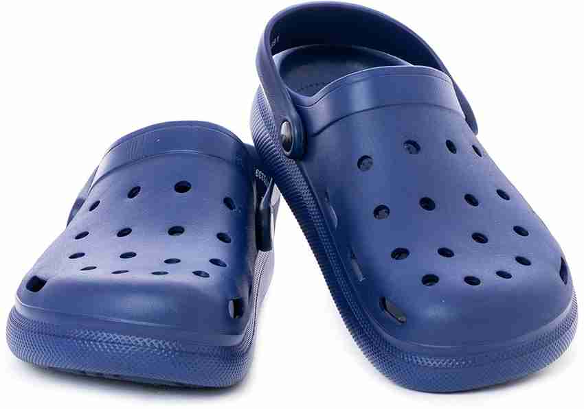 Men blue clogs sales